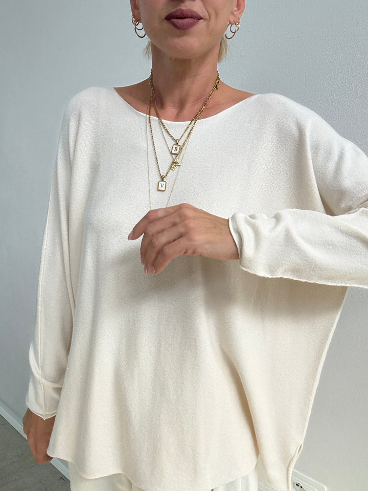PULL SILVIA SCATOLA PANNA
