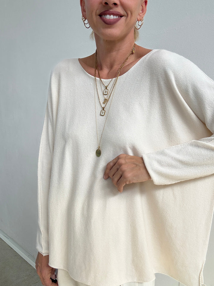 PULL SILVIA SCATOLA PANNA