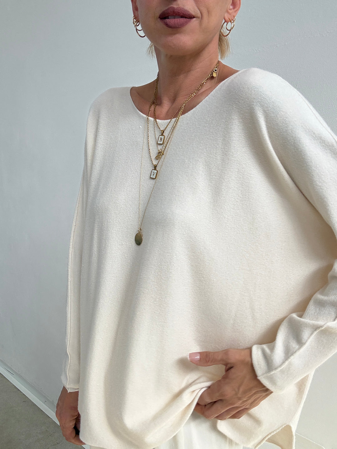 PULL SILVIA SCATOLA PANNA