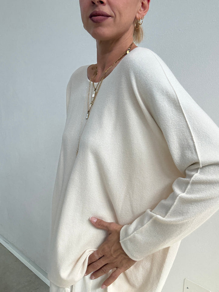 PULL SILVIA SCATOLA PANNA