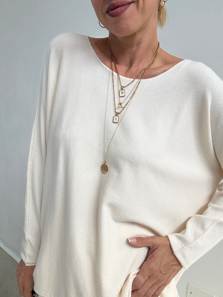 PULL SILVIA SCATOLA PANNA