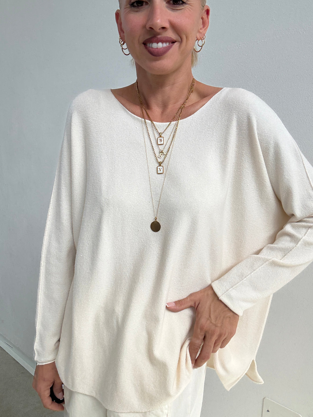 PULL SILVIA SCATOLA PANNA