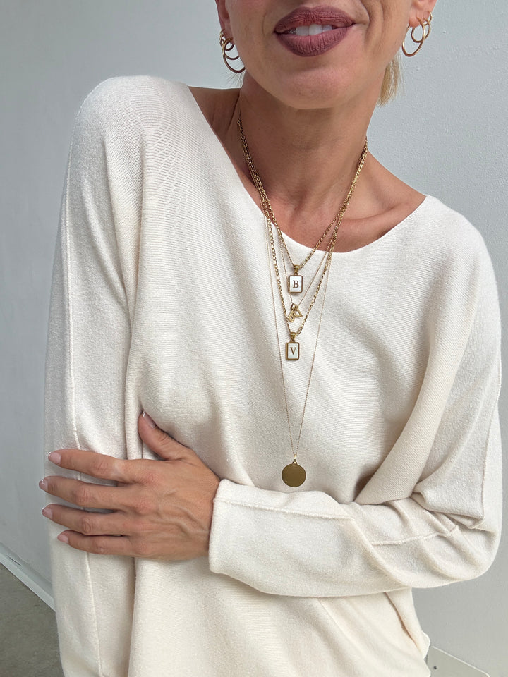PULL SILVIA SCATOLA PANNA