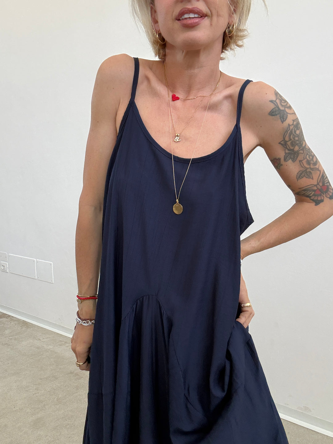 ABITO ASIMMETRICO BLU