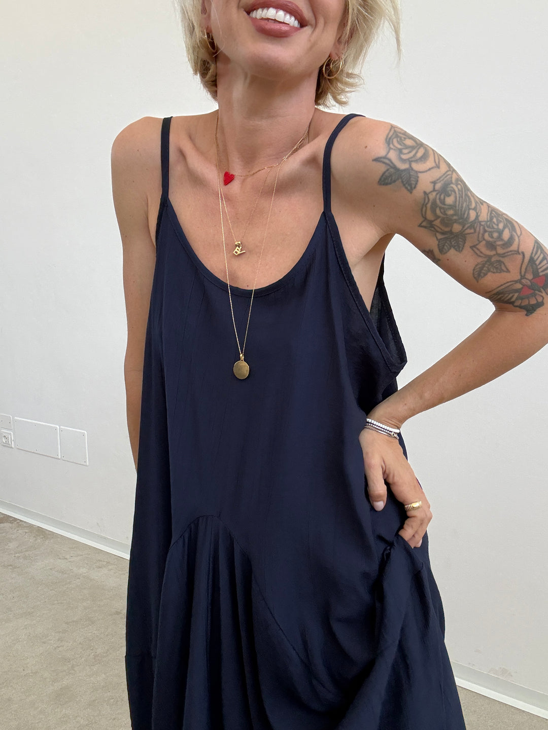 ABITO ASIMMETRICO BLU