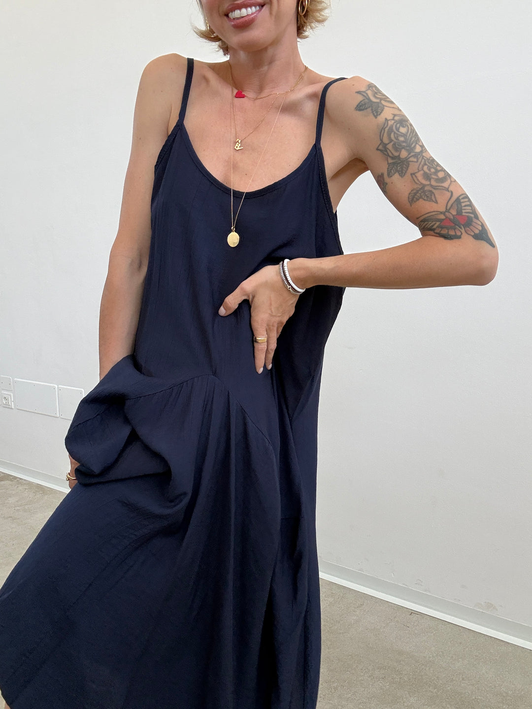 ABITO ASIMMETRICO BLU