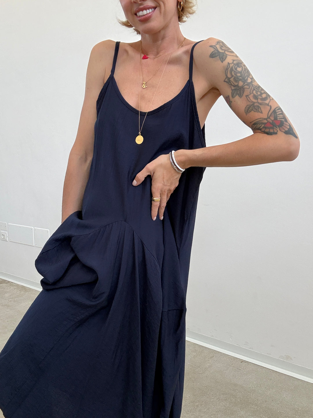 ABITO ASIMMETRICO BLU