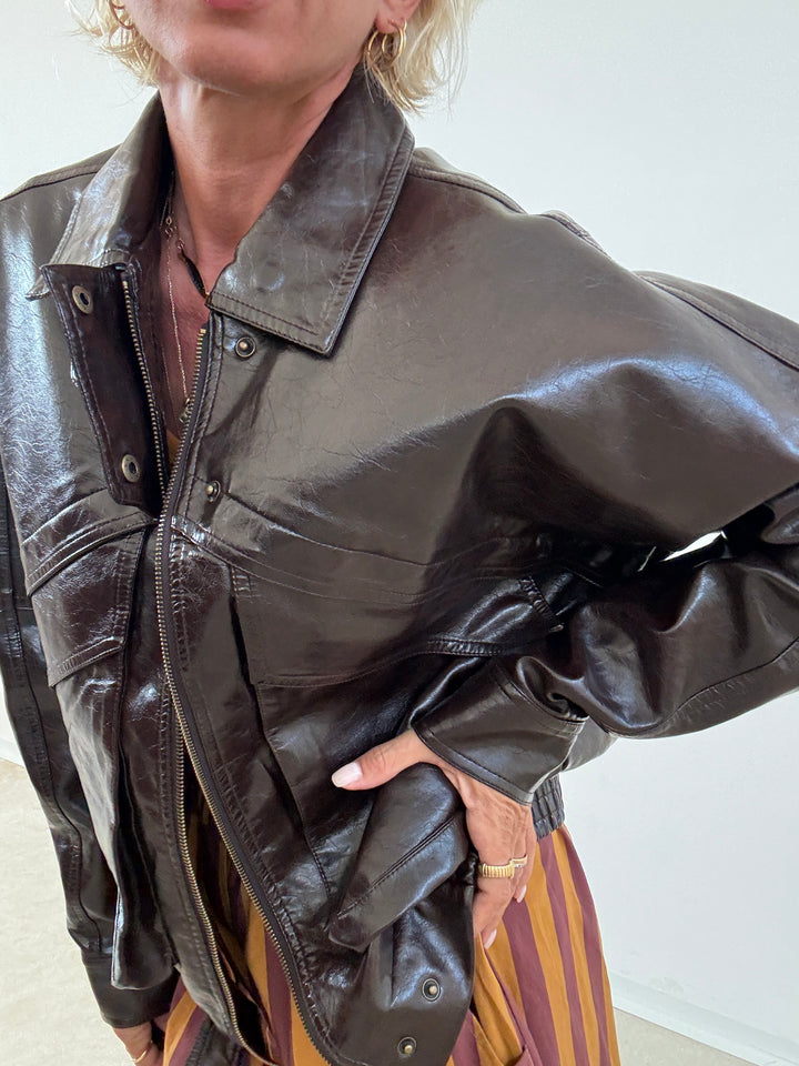 BOMBER VINTAGE MOKA