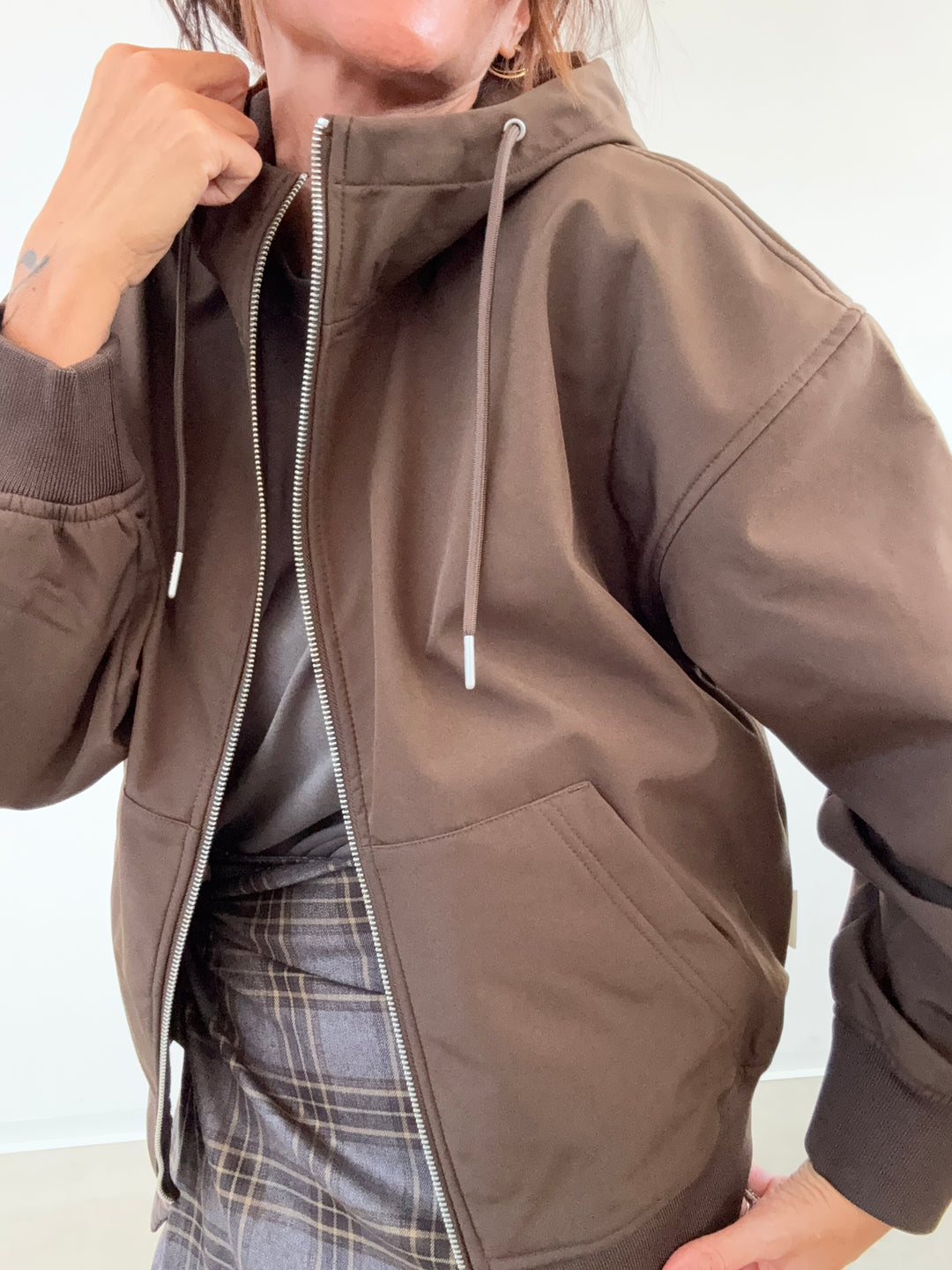 GIUBBINO SOFTSHELL CIOCCOLATO