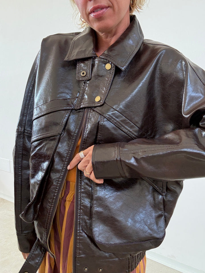 BOMBER VINTAGE MOKA