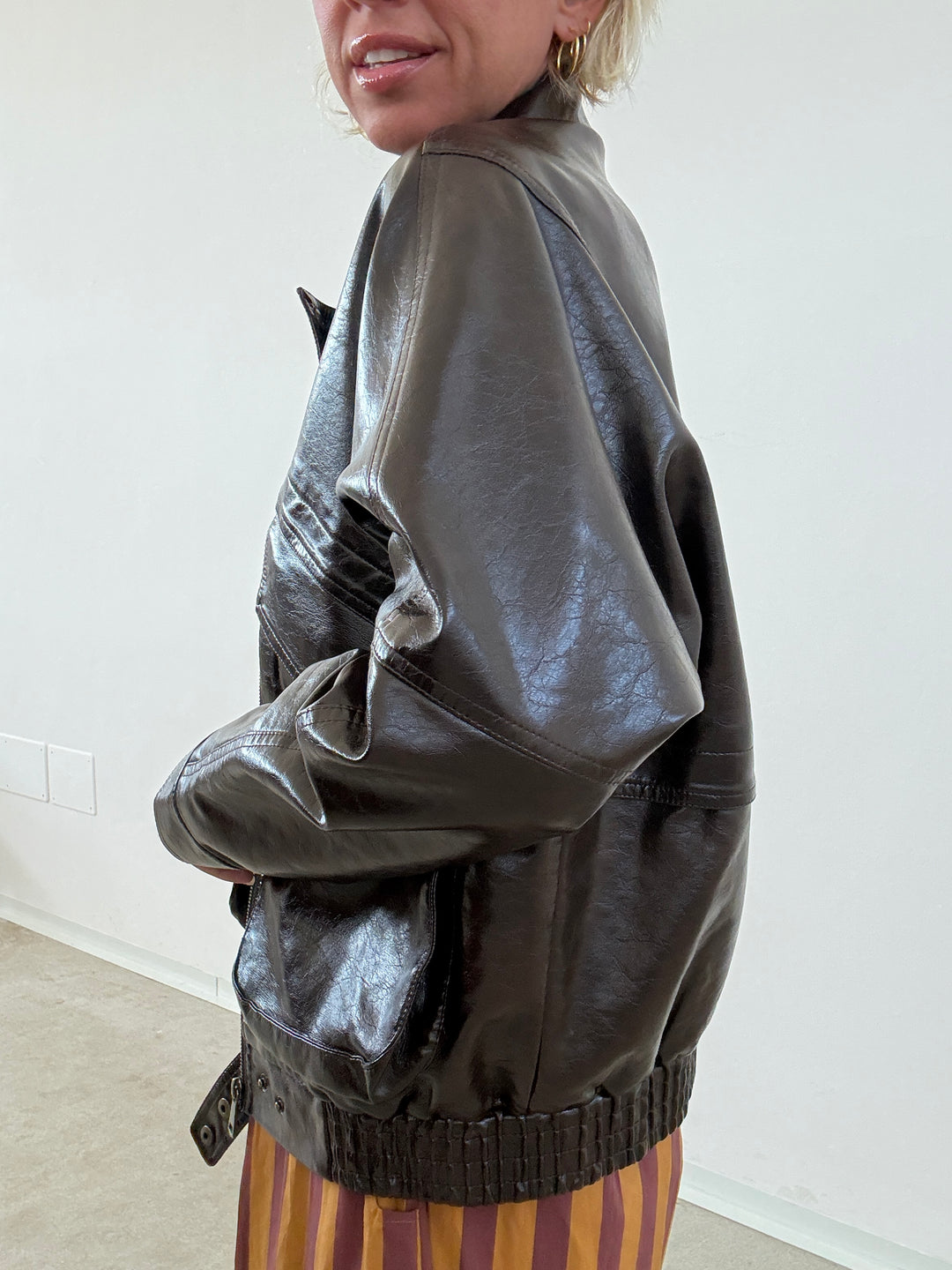 BOMBER VINTAGE MOKA