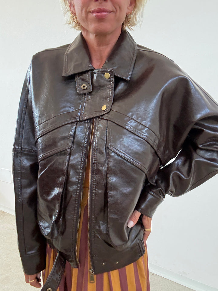 BOMBER VINTAGE MOKA