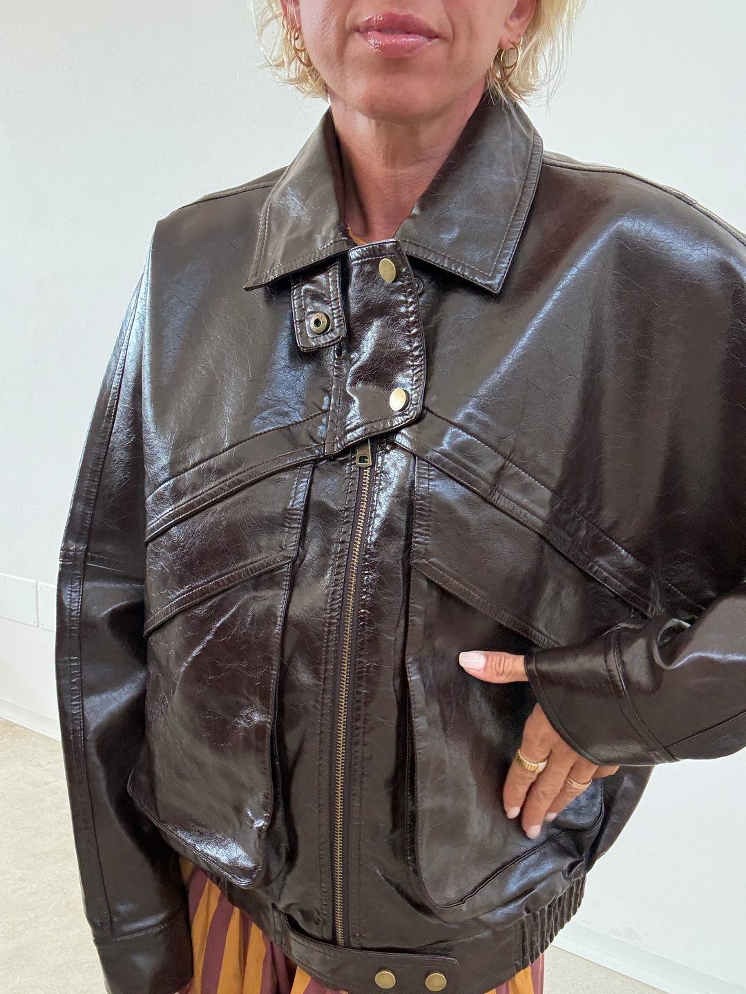BOMBER VINTAGE MOKA