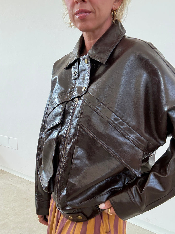 BOMBER VINTAGE MOKA