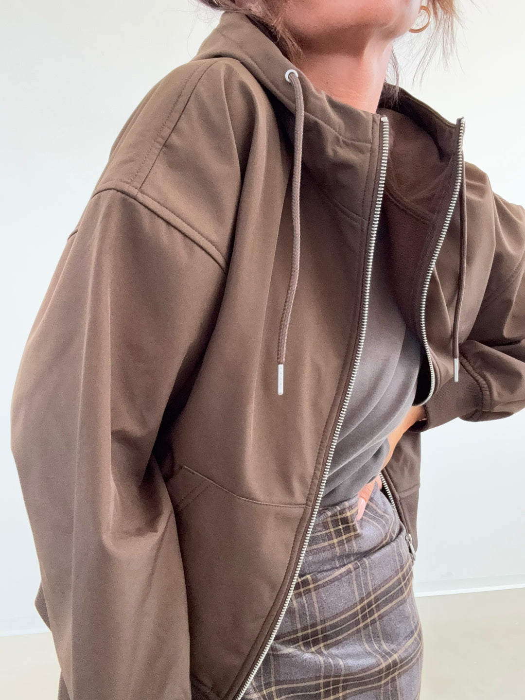 GIUBBINO SOFTSHELL CIOCCOLATO