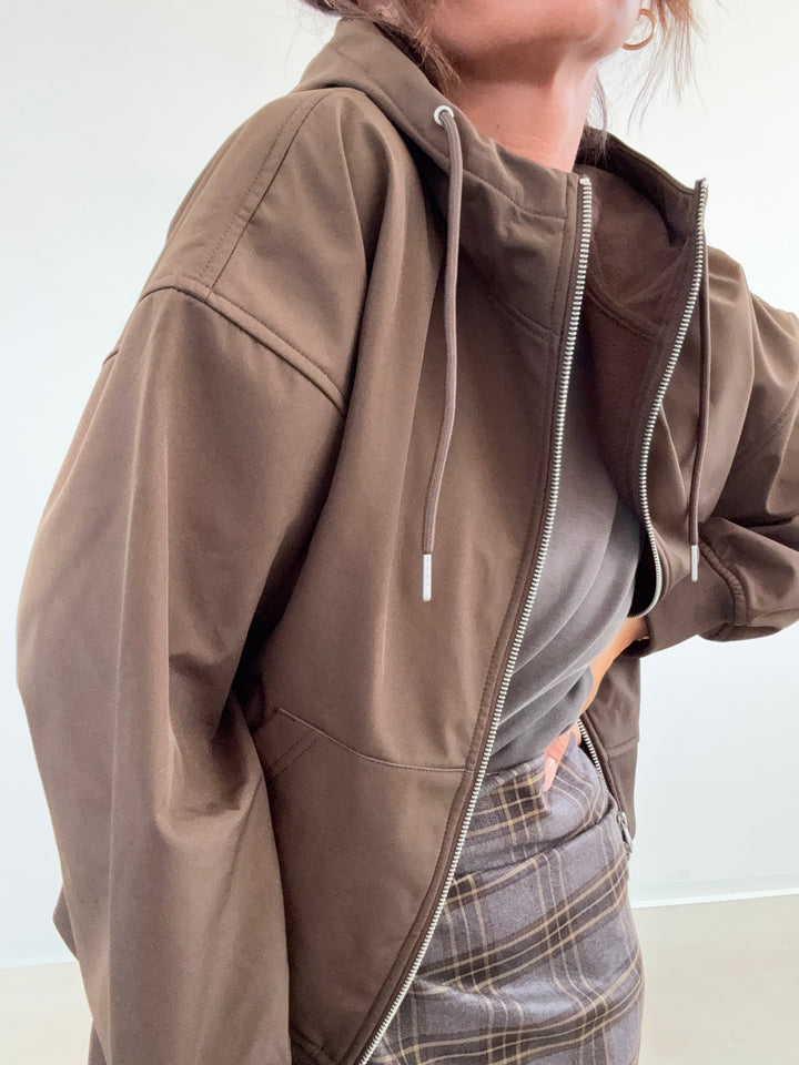 GIUBBINO SOFTSHELL CIOCCOLATO