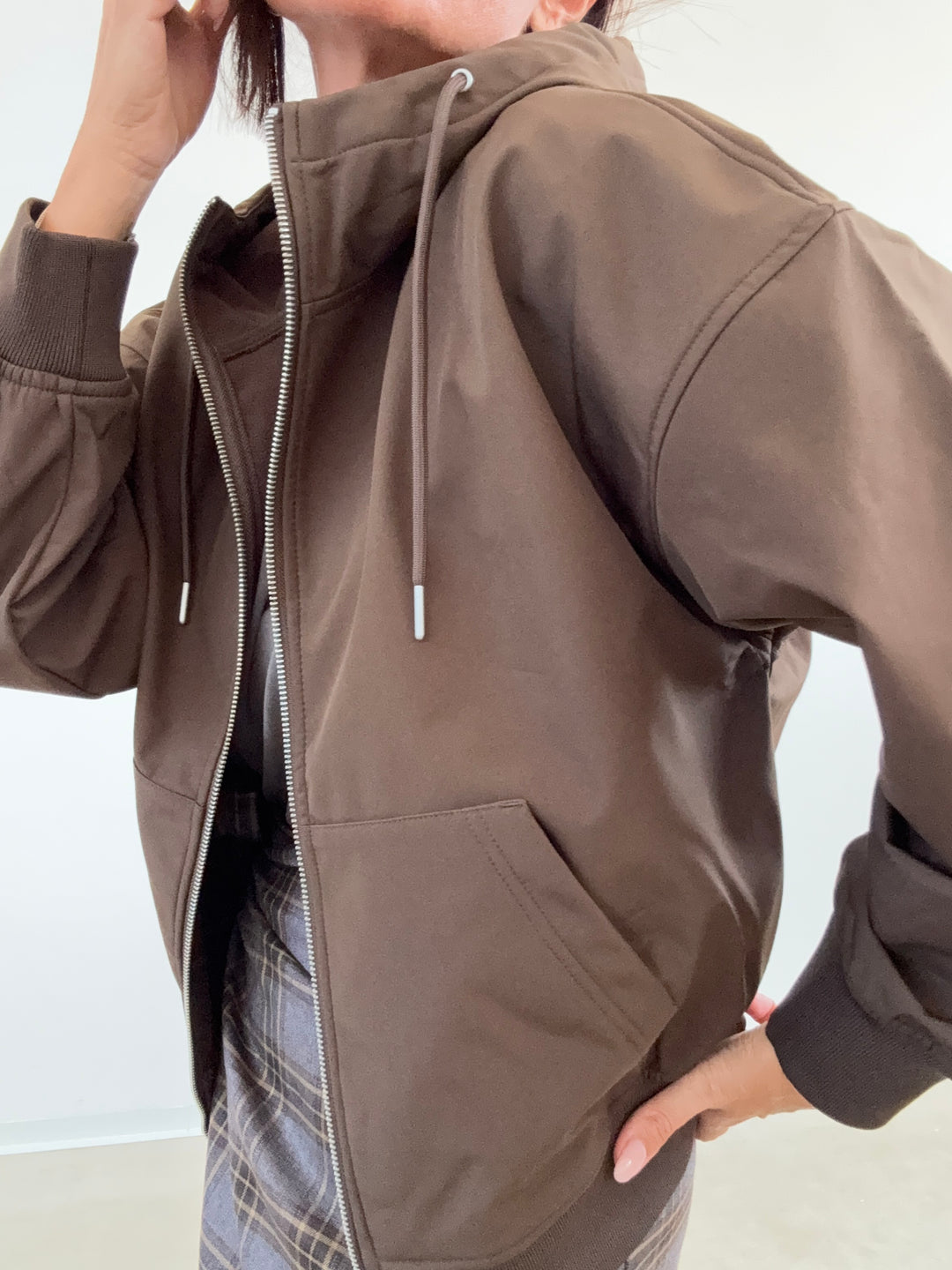 GIUBBINO SOFTSHELL CIOCCOLATO
