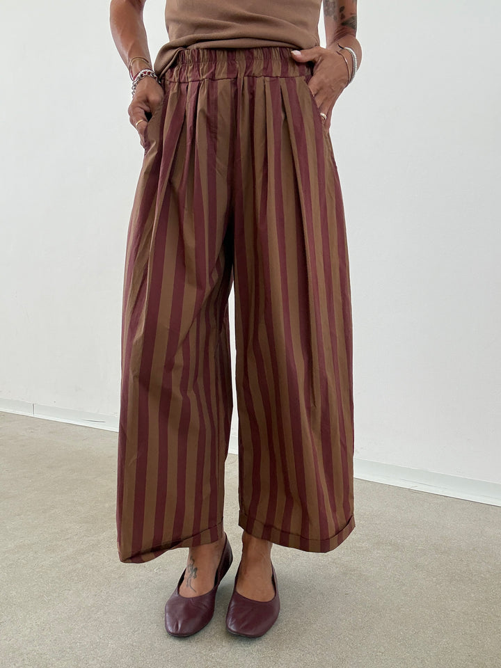PANTALONE OLIMPIA RIGA BISCOTTO/VINO