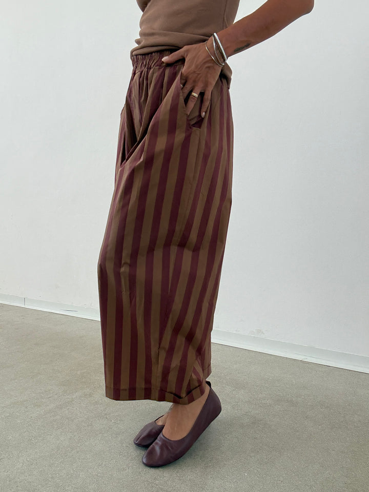 PANTALONE OLIMPIA RIGA BISCOTTO/VINO