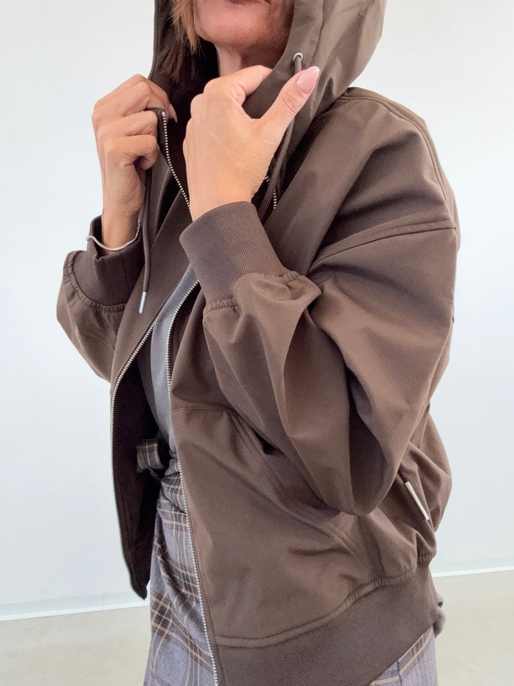 GIUBBINO SOFTSHELL CIOCCOLATO