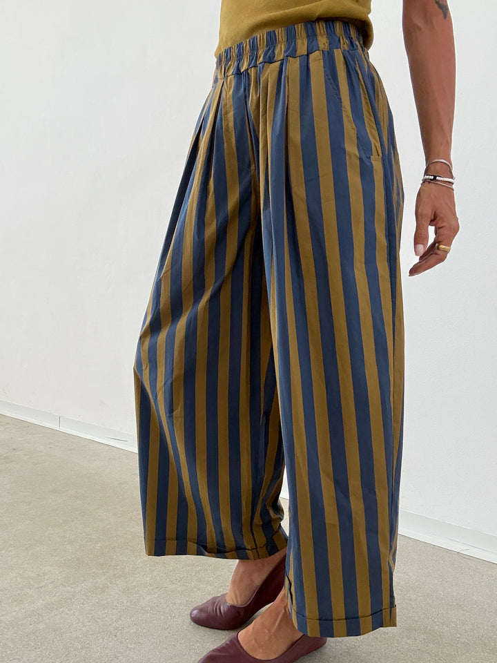 PANTALONE OLIMPIA RIGA BLU/OLIVA