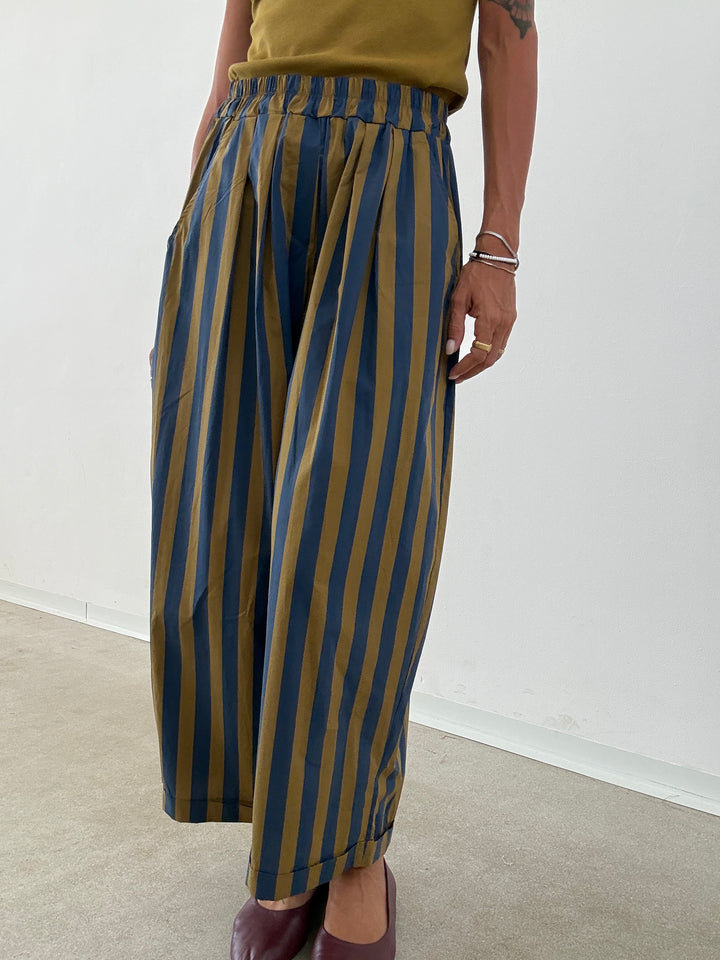 PANTALONE OLIMPIA RIGA BLU/OLIVA