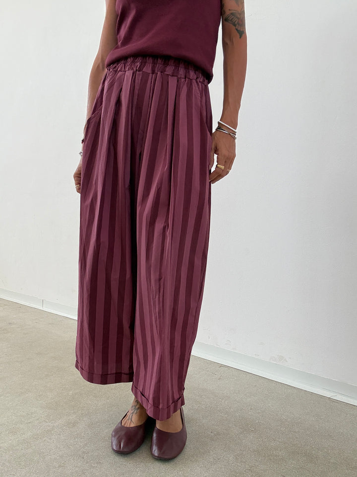 PANTALONE OLIMPIA RIGA VINO/MALVA