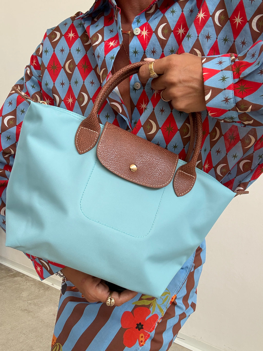 BORSA AGATA CELESTE