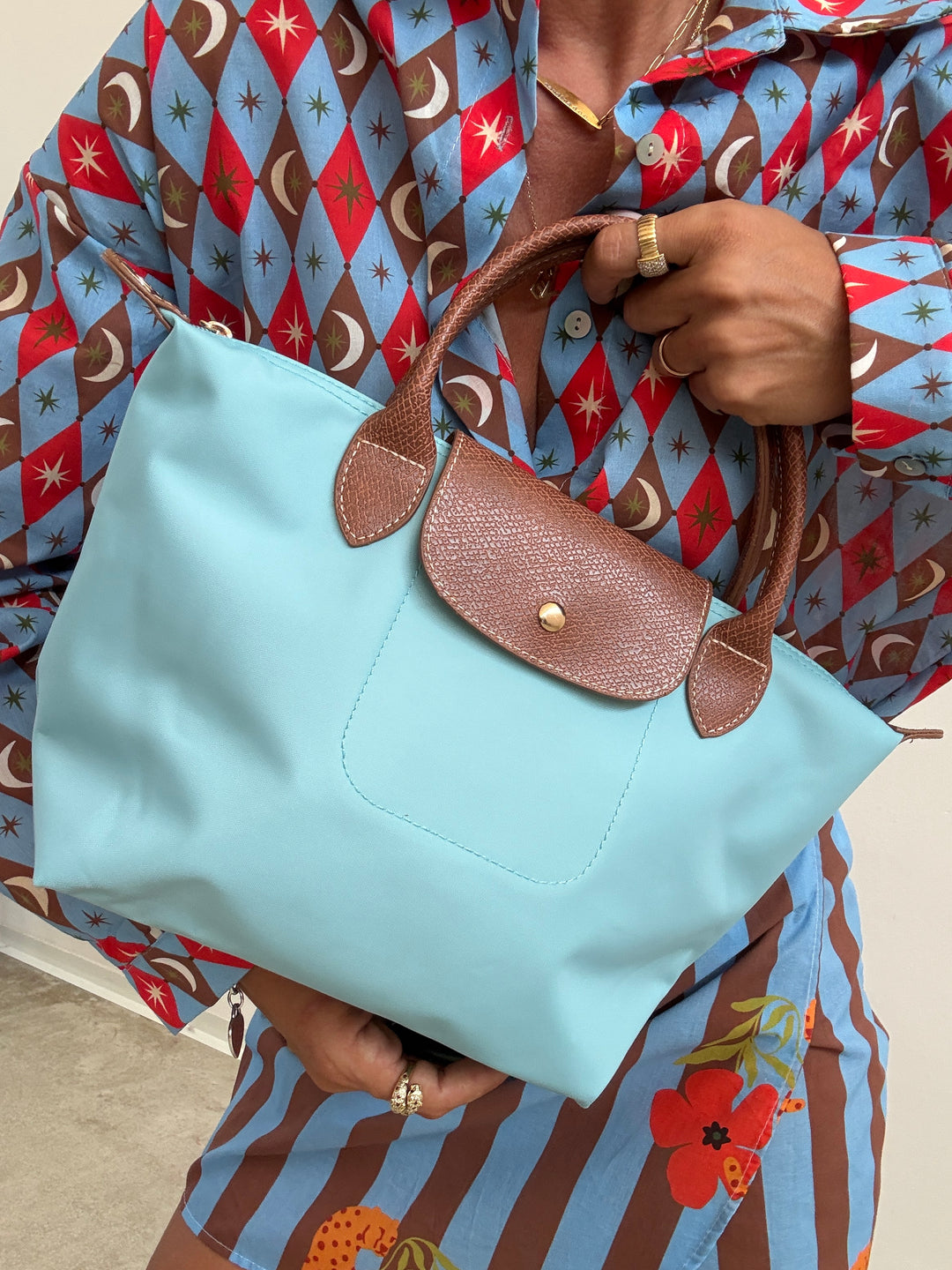 BORSA AGATA CELESTE