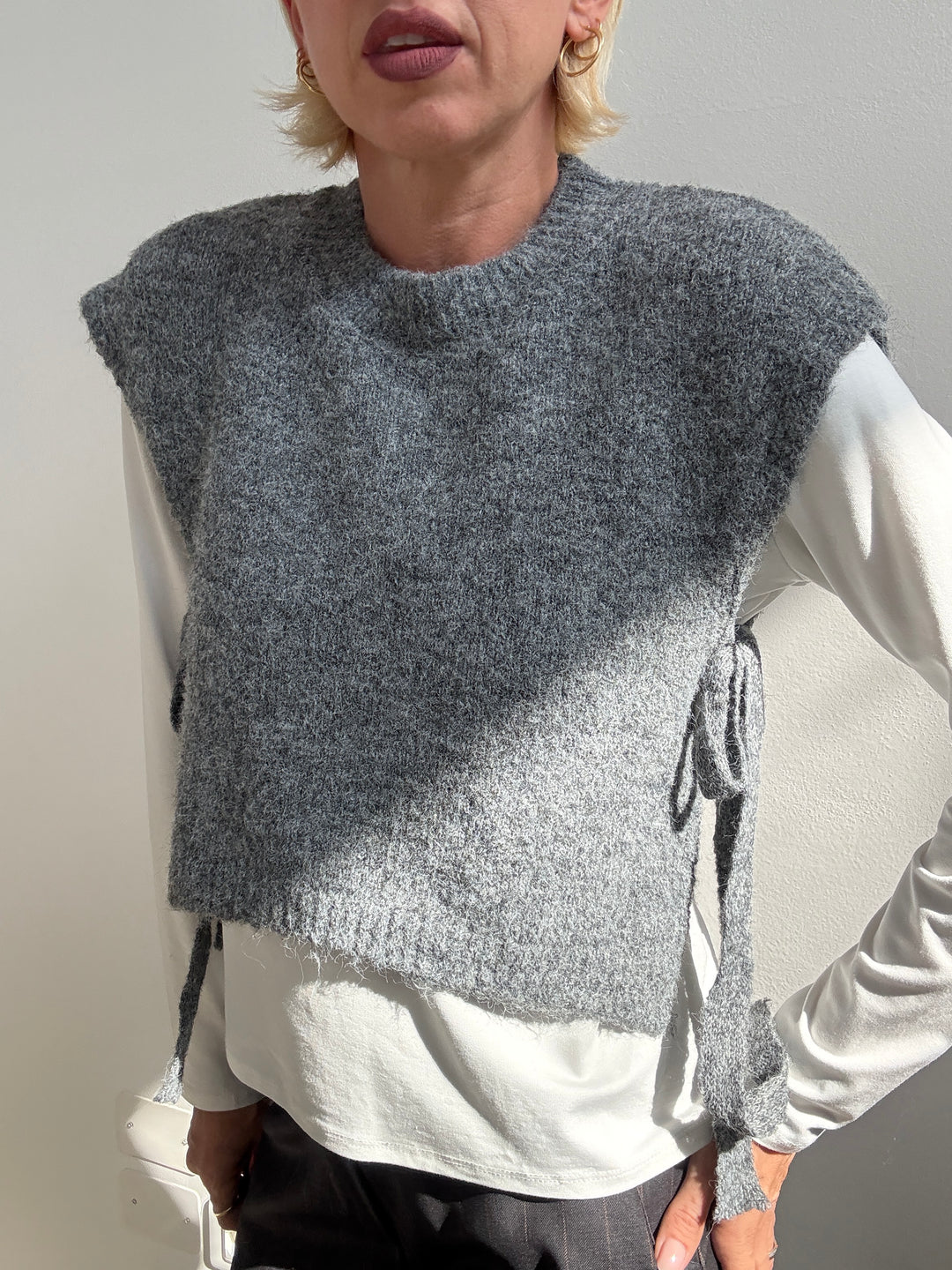 GILET FIOCCHI GRIGIO MEDIO