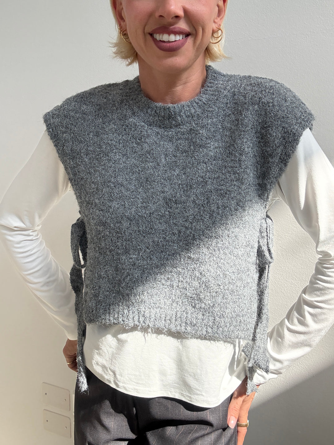 GILET FIOCCHI GRIGIO MEDIO
