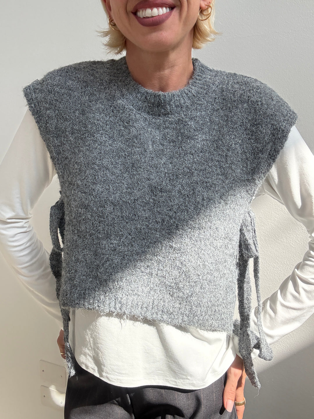 GILET FIOCCHI GRIGIO MEDIO