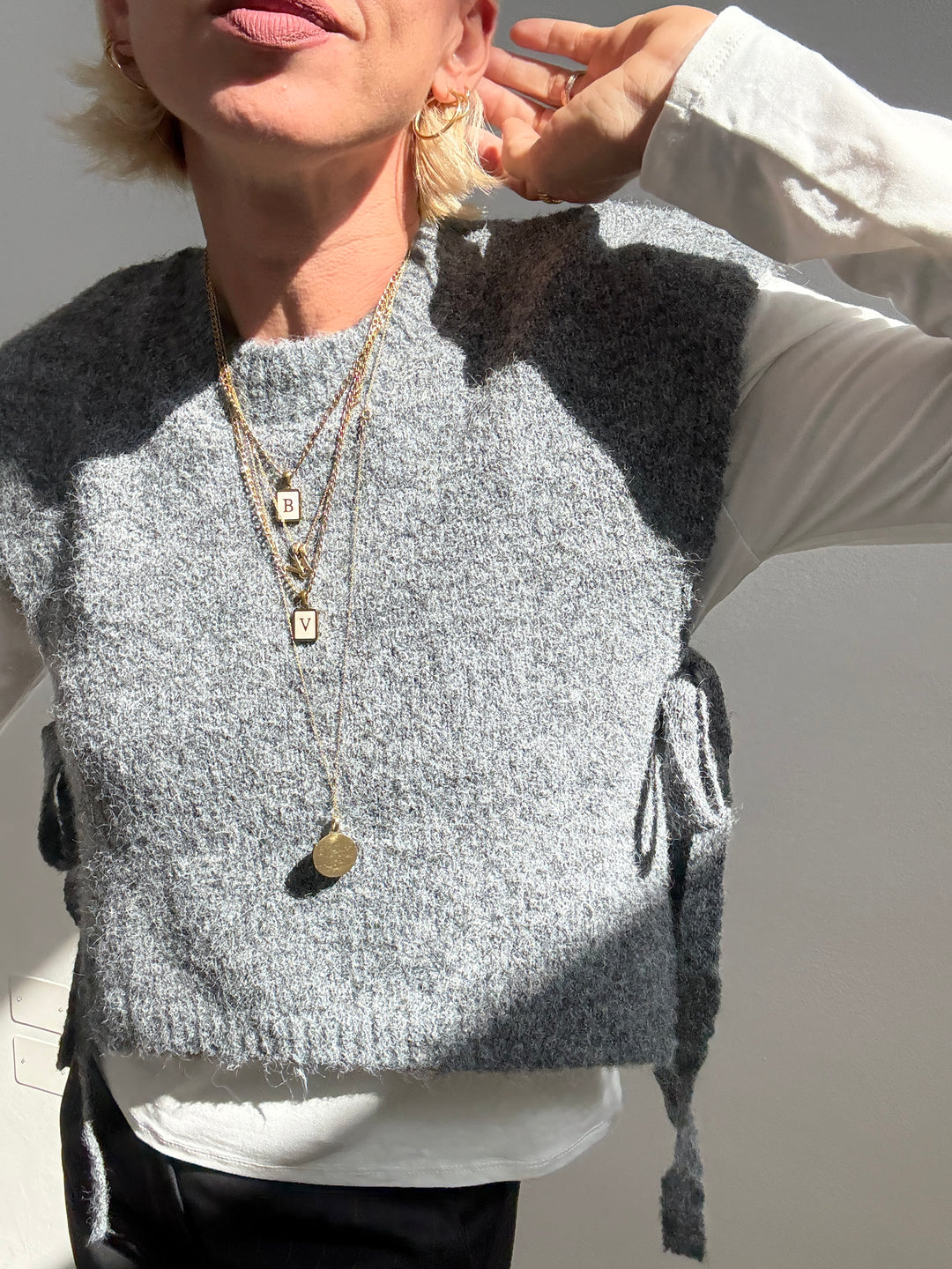 GILET FIOCCHI GRIGIO MEDIO