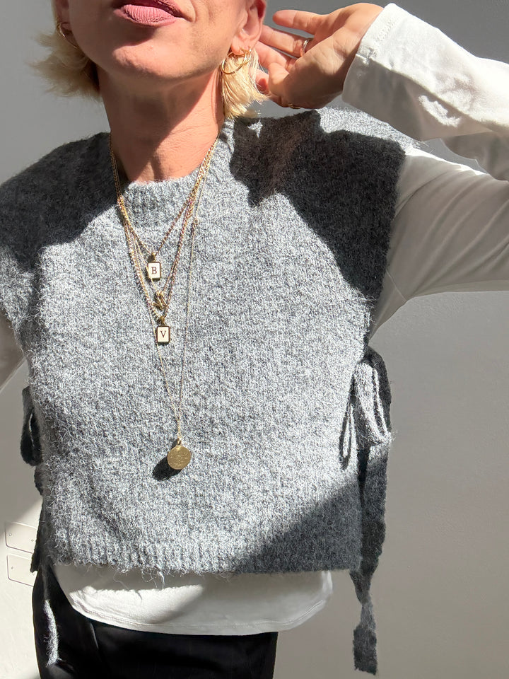 GILET FIOCCHI GRIGIO MEDIO