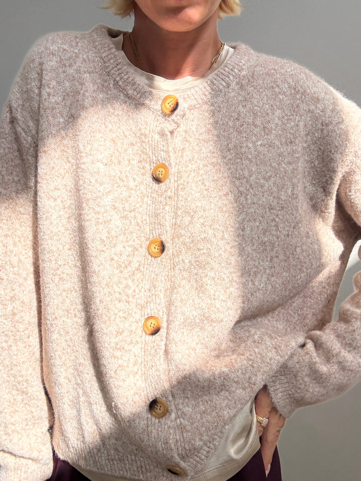 CARDIGAN LUNA BEIGE