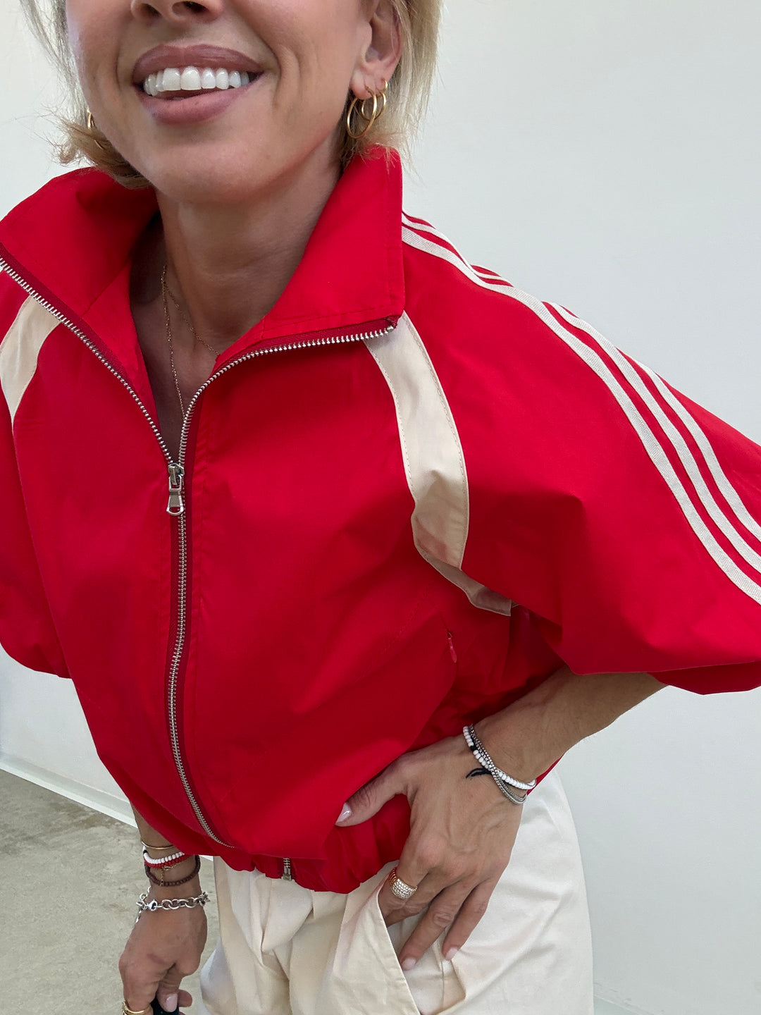GIACCA SPORTY ROSSO