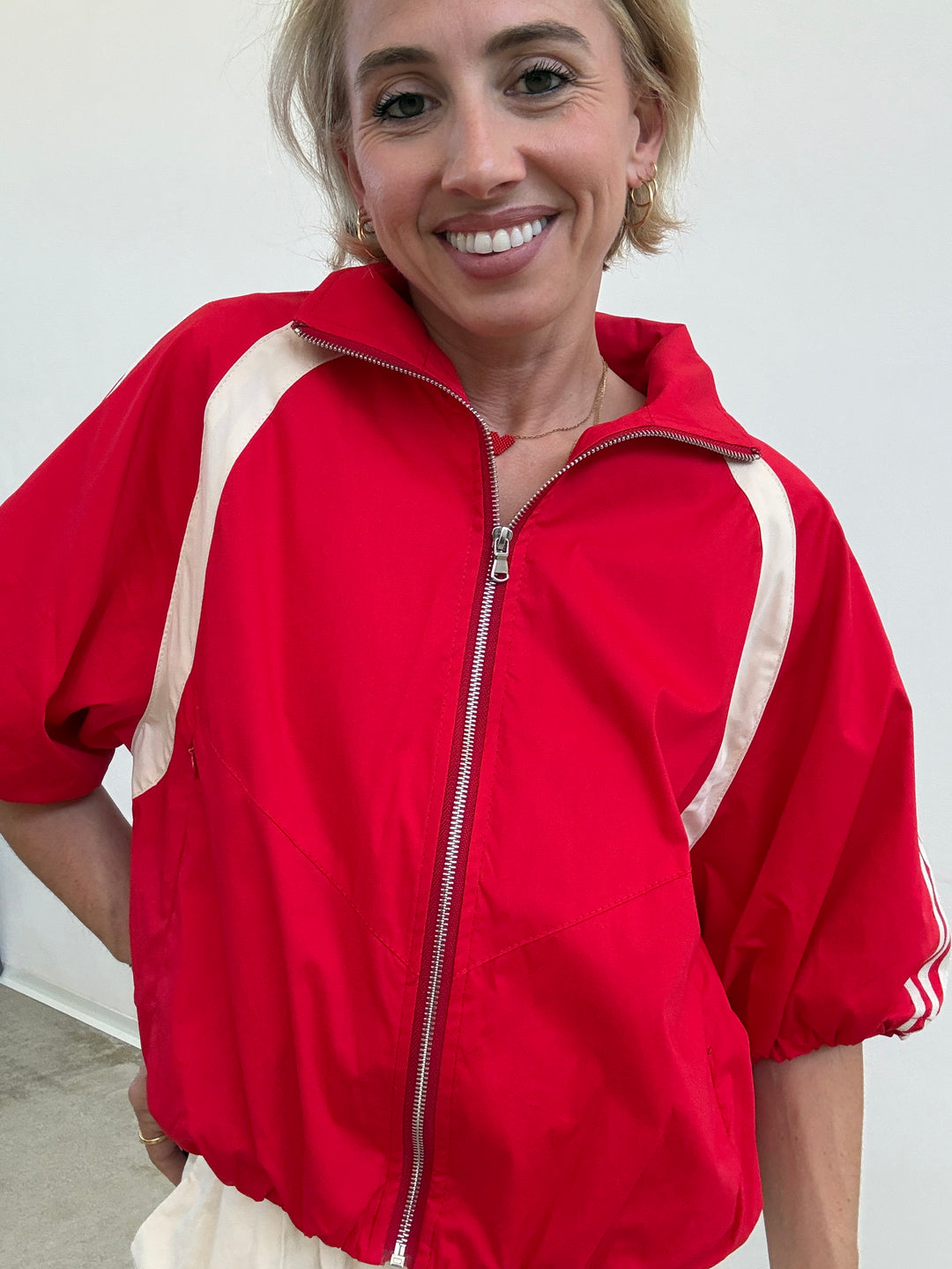 GIACCA SPORTY ROSSO