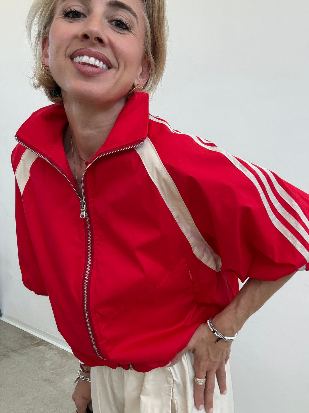 GIACCA SPORTY ROSSO