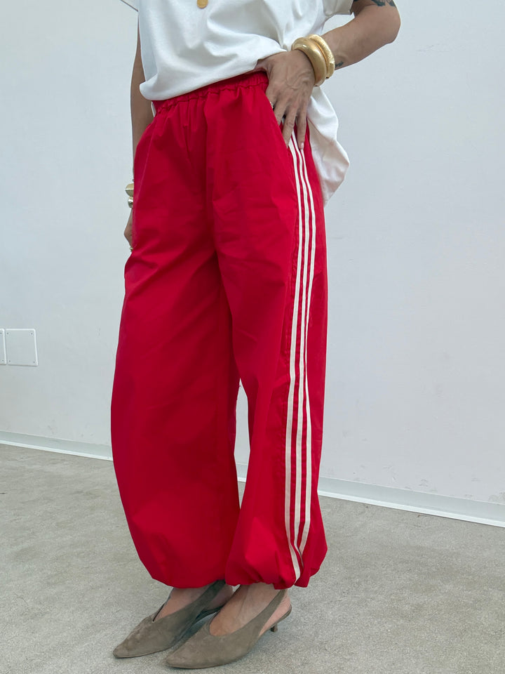 PANTA SPORTY ROSSO