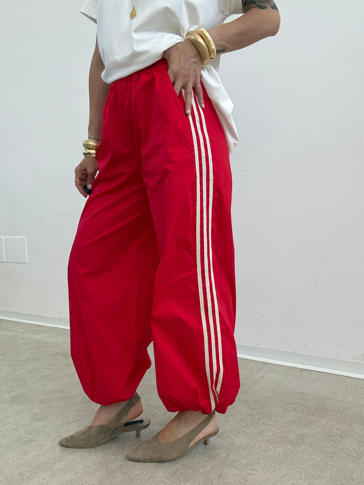 PANTA SPORTY ROSSO