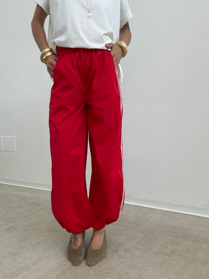 PANTA SPORTY ROSSO