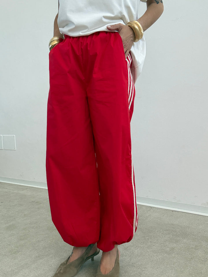 PANTA SPORTY ROSSO