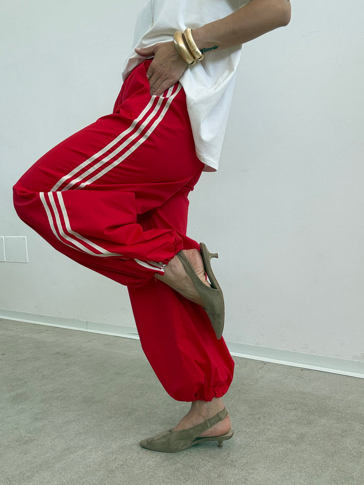 PANTA SPORTY ROSSO