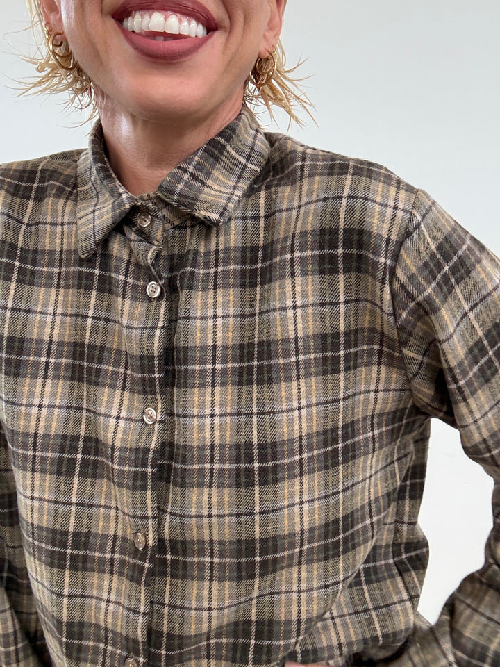 CAMICIA ISOLDE CHECK BEIGE