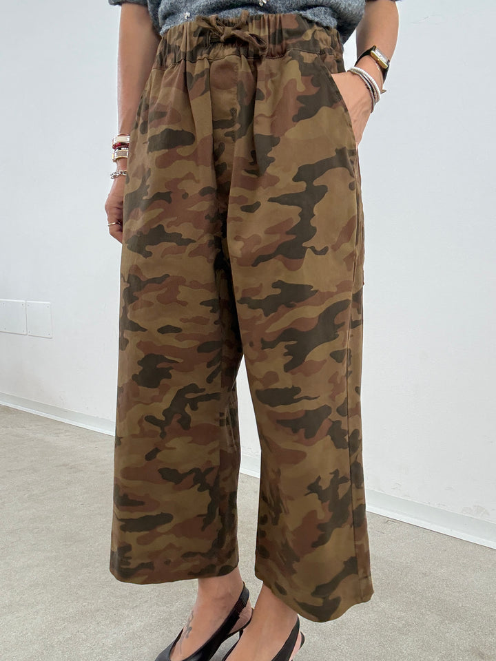 PANTA CATE CAMOUFLAGE SABBIA