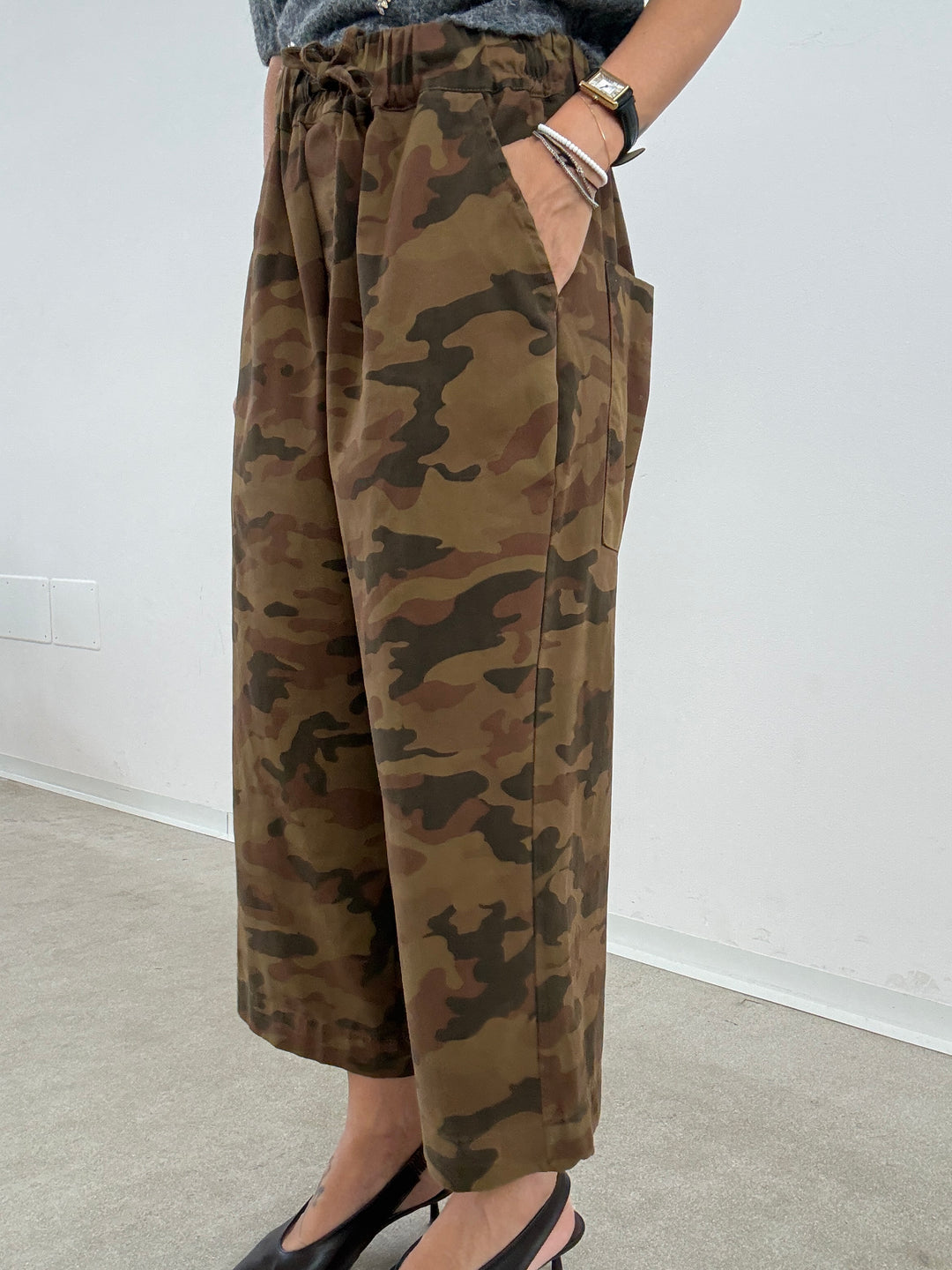 PANTA CATE CAMOUFLAGE SABBIA