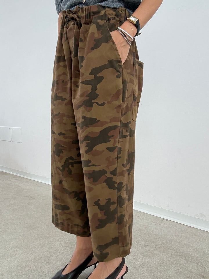 PANTA CATE CAMOUFLAGE SABBIA