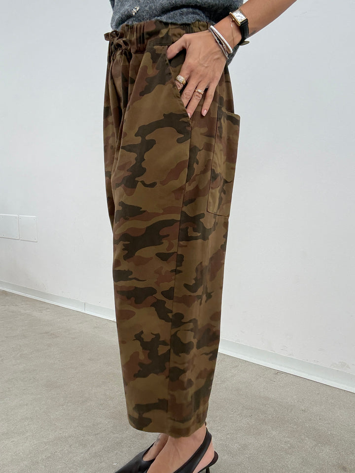 PANTA CATE CAMOUFLAGE SABBIA