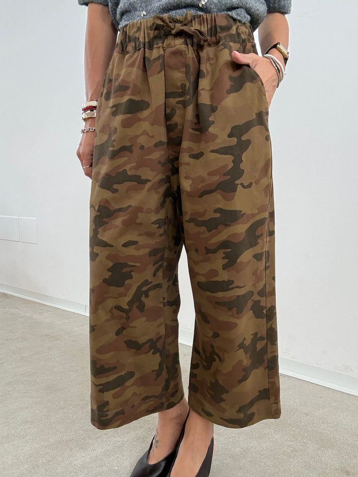 PANTA CATE CAMOUFLAGE SABBIA