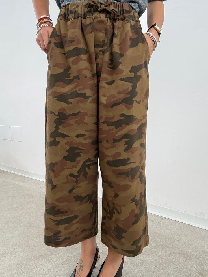 PANTA CATE CAMOUFLAGE SABBIA